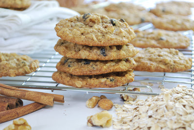 Oatmeal Cookies with Nut Flour Blend