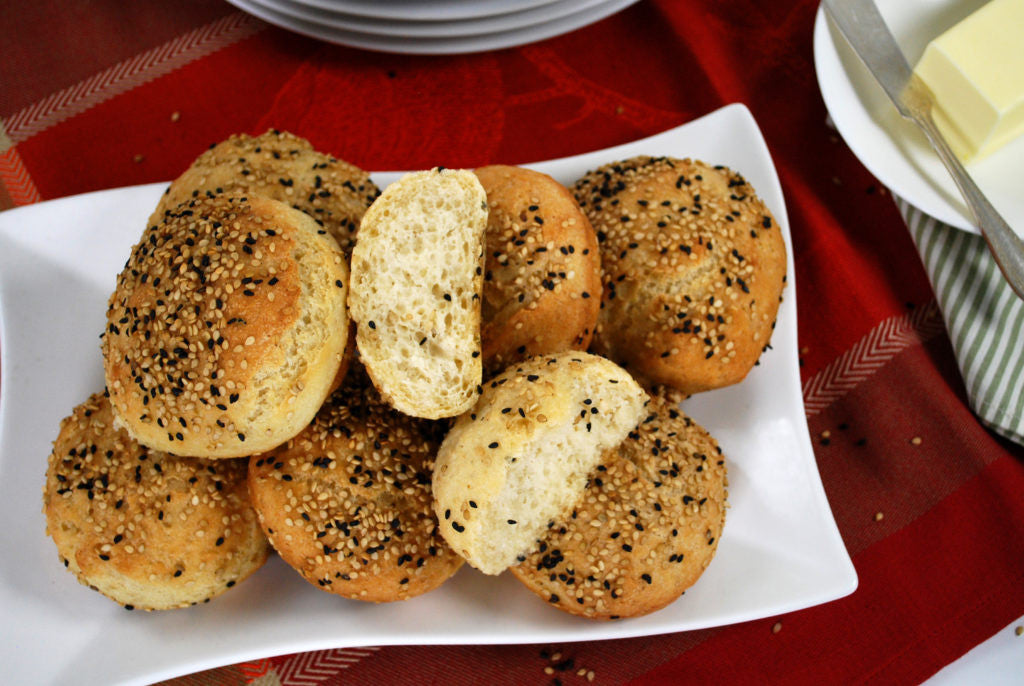 Crusty Seeded Dinner Rolls Pamela's Products