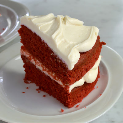 Red Velvet Cake or Cupcakes with Vanilla Cake Mix