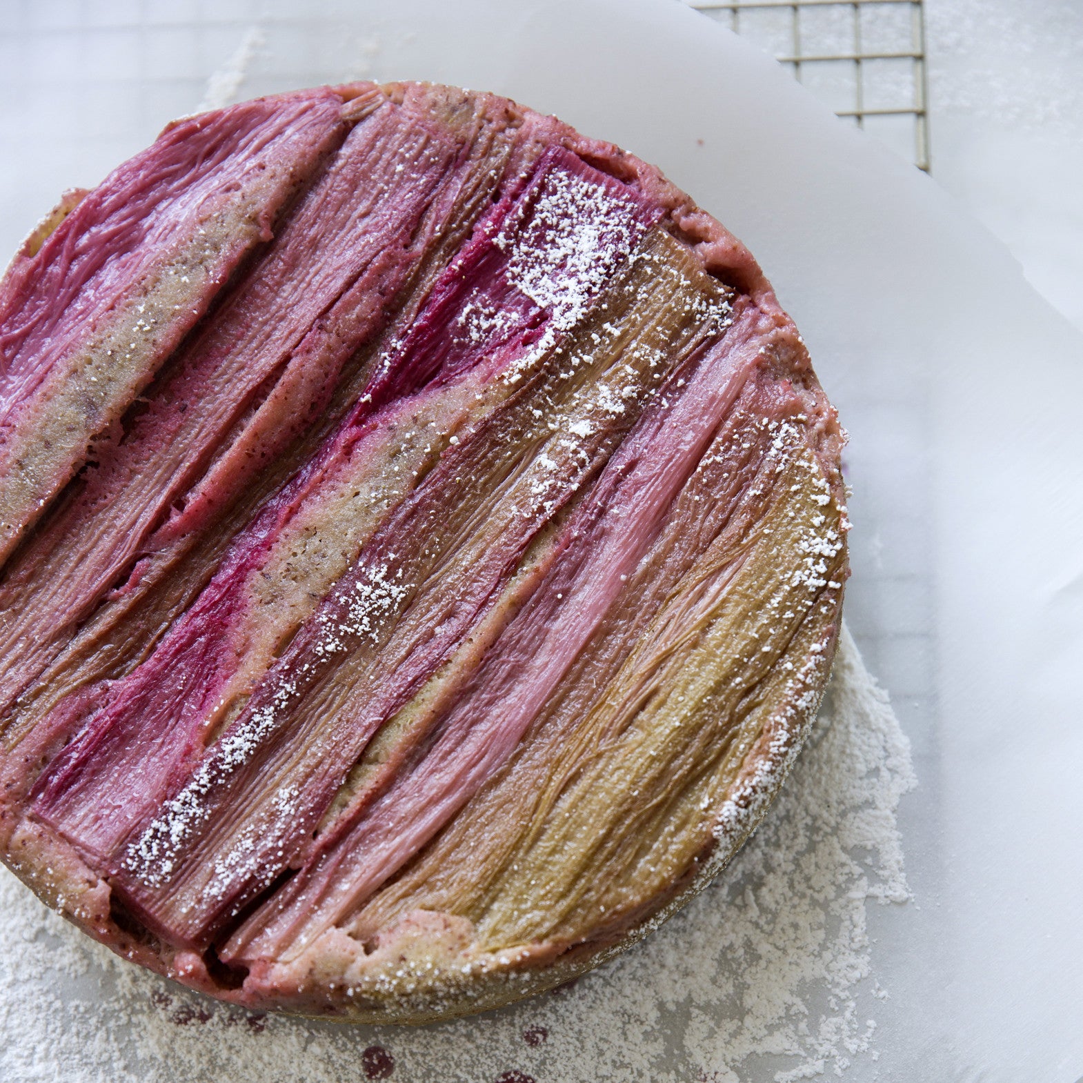 Rhubarb Upside Down Cake – Pamela's Products