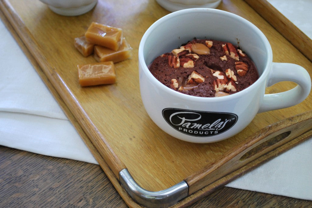 Turtle Brownie in a Cup Recipe
&ndash; Pamela's Products