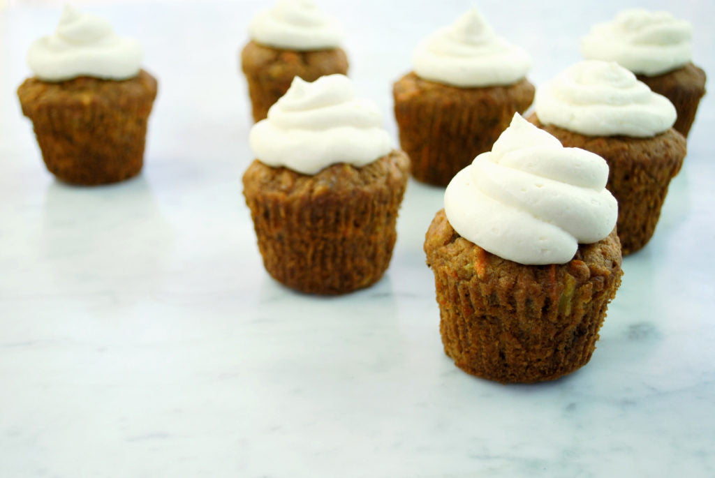Carrot Cake Cupcakes with Heavenly Frosting – Pamela's Products