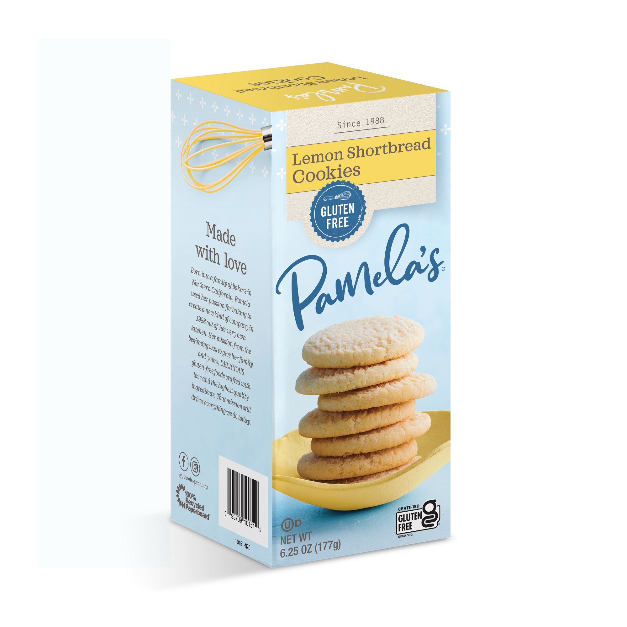Gluten-Free Lemon Shortbread Cookies – Pamela's Products