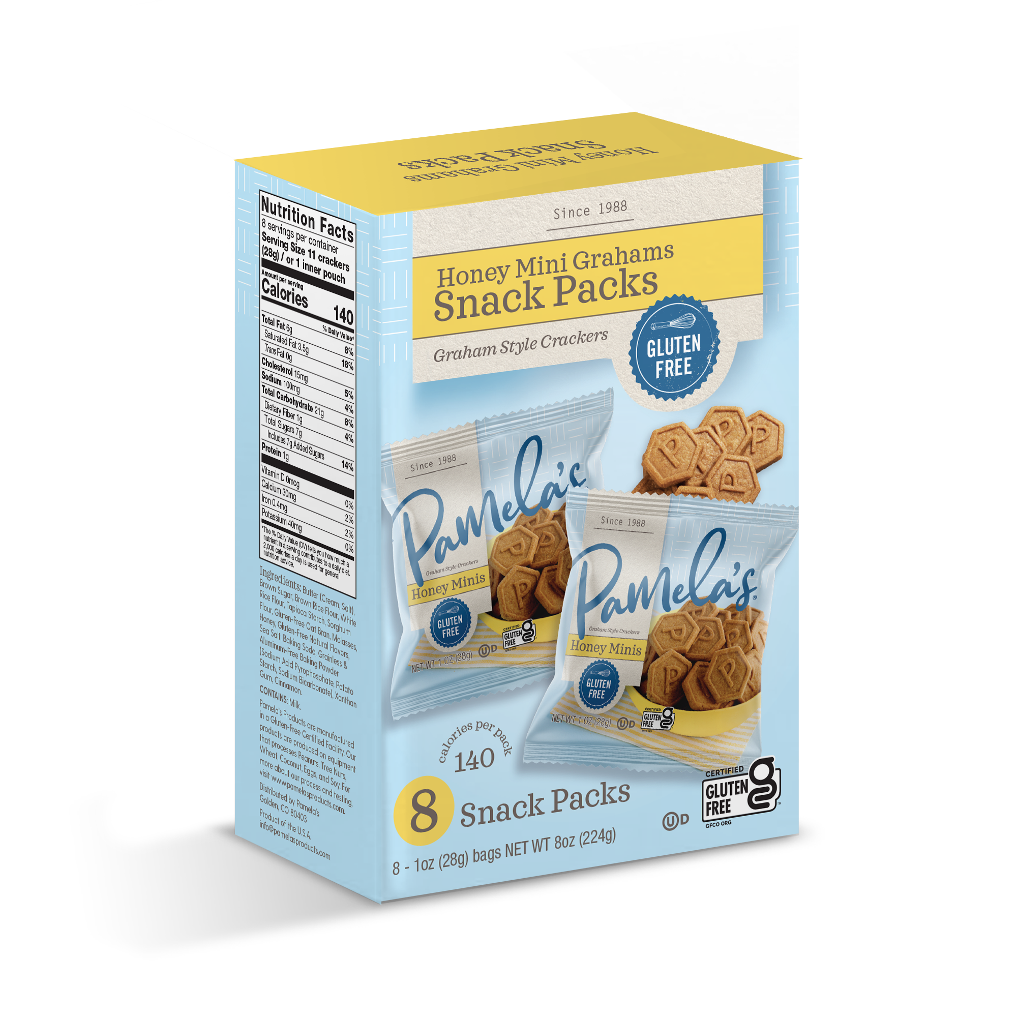 Honey Mini Grahams Snack Pack – Pamela's Products
