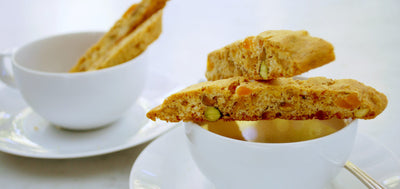 Apricot Ginger Biscotti