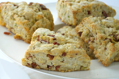 Bacon, Cheddar & Green Onion Scones