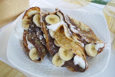 Banana Nutella Crepes