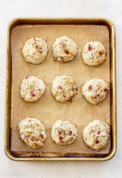 Black Pepper, Bacon & Gruyere Biscuits
