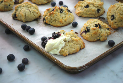 Blueberry Drop Scones