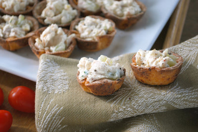 Cheese Puff-Pastry Hors D'oeuvre Cups