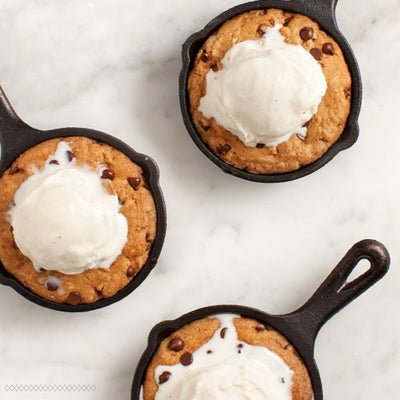 Chocolate Chip Pecan Skillet Cookies