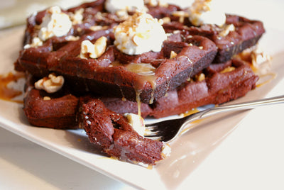 Chocolate Cake Waffles