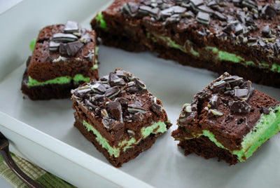 Creme De Menthe Brownies