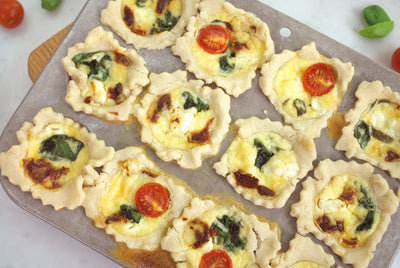 Goat Cheese & Tomato Mini Quiche