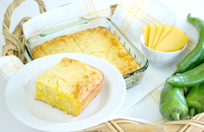 Green Chili Cheese Cornbread
