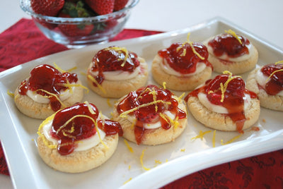 Lemon Strawberry Tarts