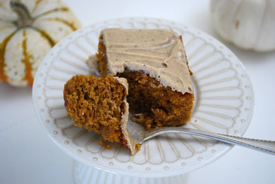 Maple Pumpkin Cake with Spiced Rum Frosting