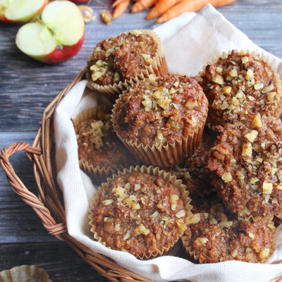 Morning Glory Muffins with Coconut Flour