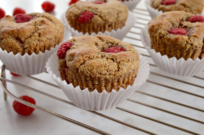 Paleo Raspberry Orange Muffins