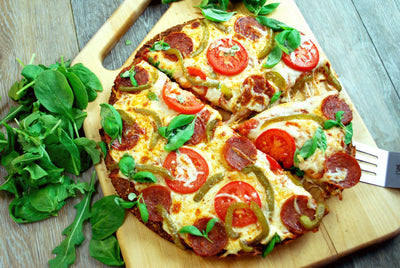 Pan Pizza made with Baking & Pancake Mix