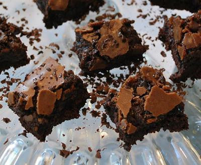 Double Chocolate Gooey Chess Bites