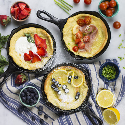 Dutch Babies 3 Ways