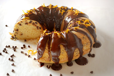 Orange Cake with Orange Ganache