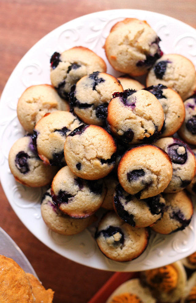 Image of the Brown Butter Blueberry Almond Tea Cakes Recipe