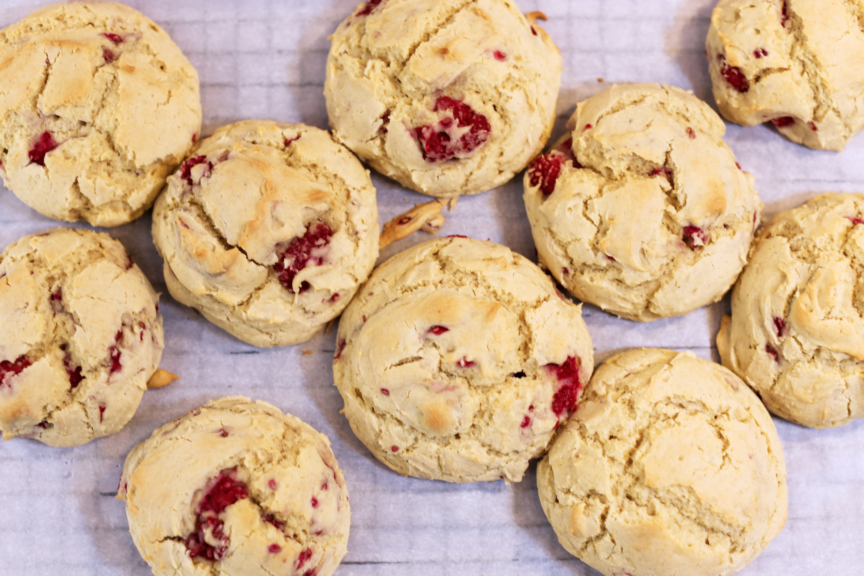 Fluffy Raspberry Scones