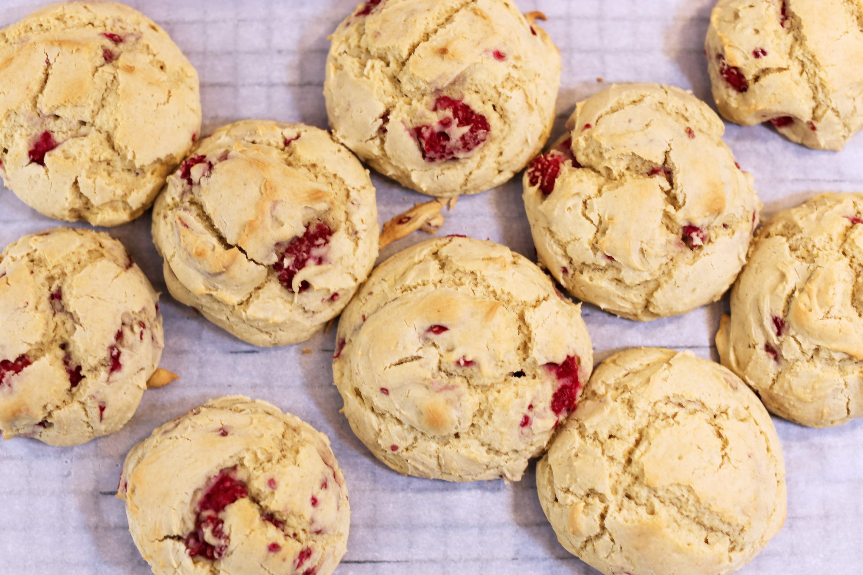 Fluffy Raspberry Scones