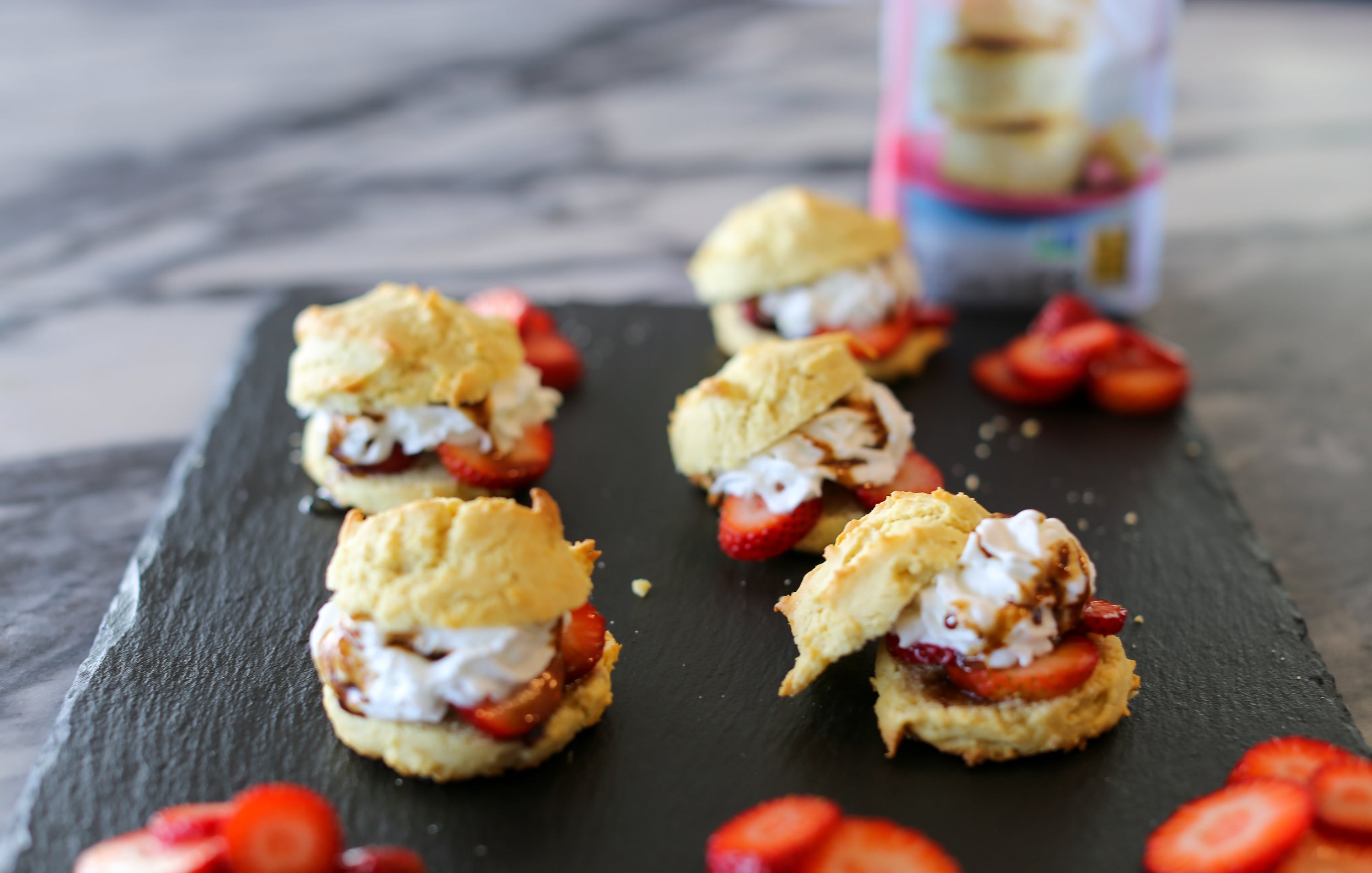 Image of the Strawberry-Balsamic Biscuit Shortcake Recipe