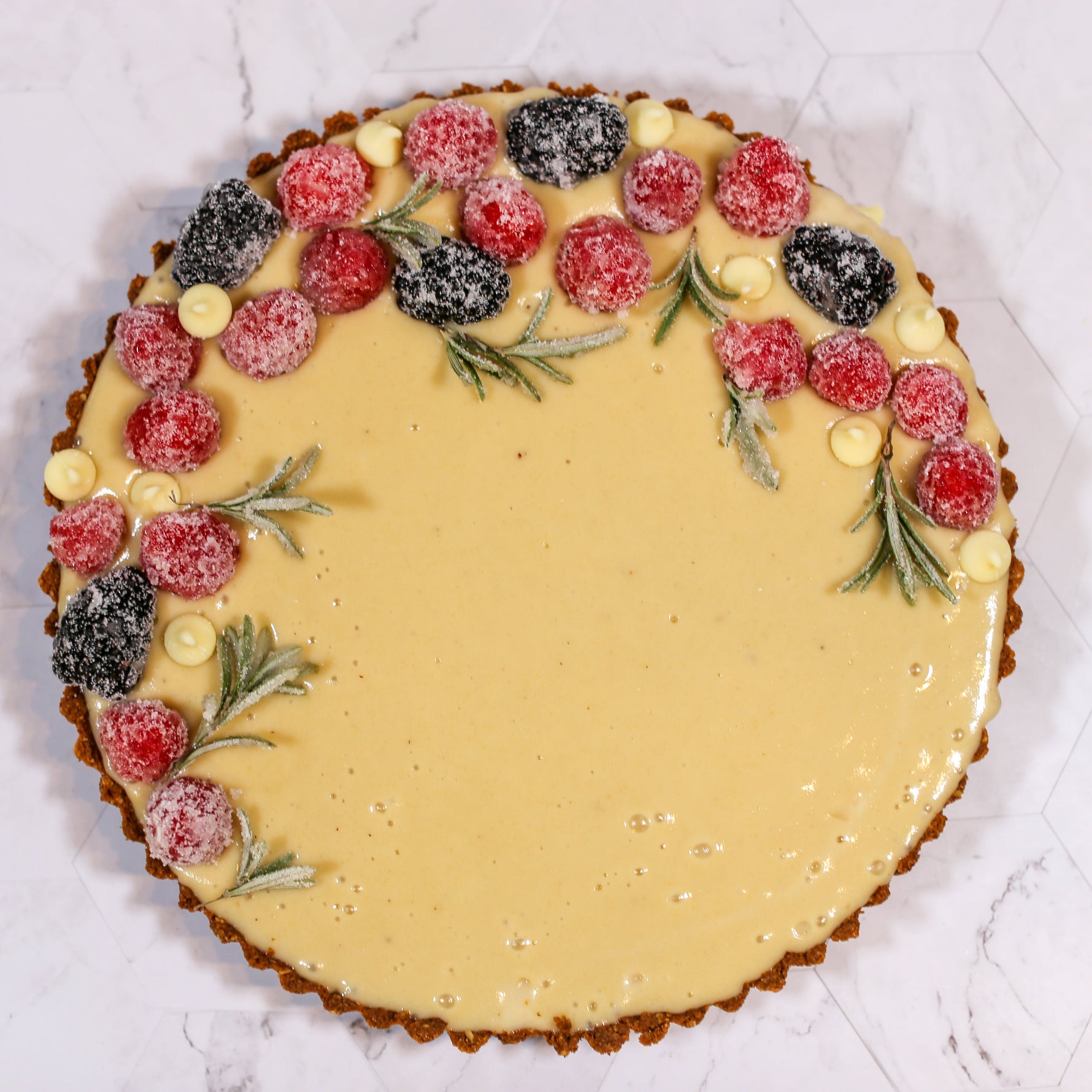 Image of the Raspberry White Chocolate Tart Recipe
