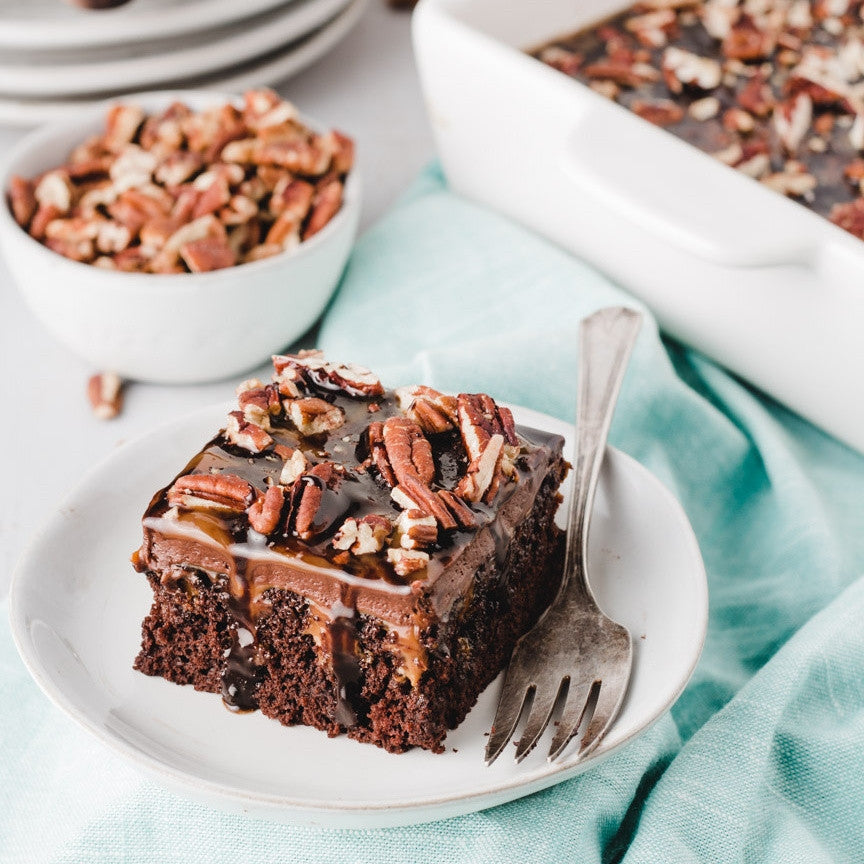 Image of the Turtle Poke Cake Recipe