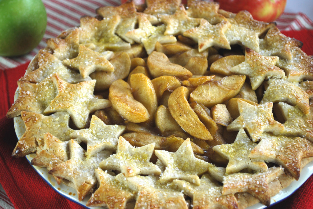 Image of the Apple Pie with Stars Crust Recipe