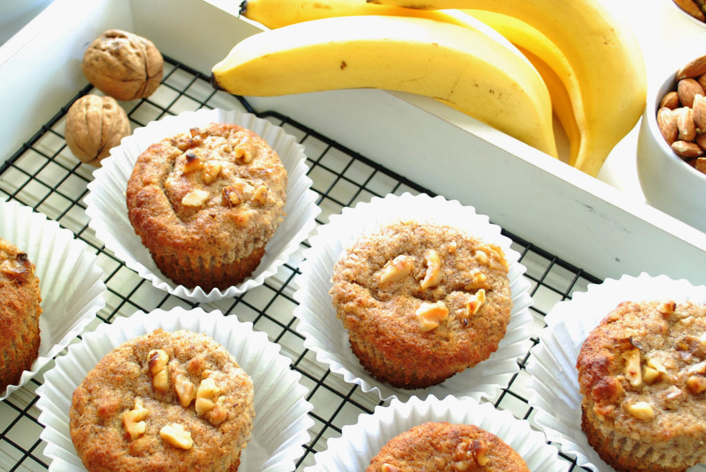 Image of the Banana Walnut Muffins Recipe