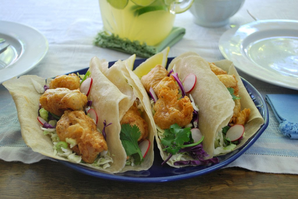 Image of the Beer-Battered Fish Tacos Recipe