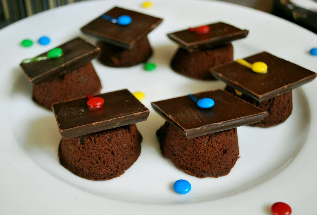 Image of the Graduation Cap Brownies Recipe