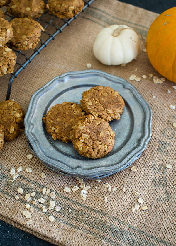 Image of the Pumpkin Oatmeal Molasses Cookies Recipe