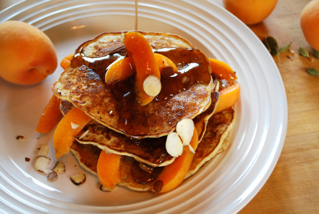 Image of the Cardamom Oatmeal Pancakes Recipe