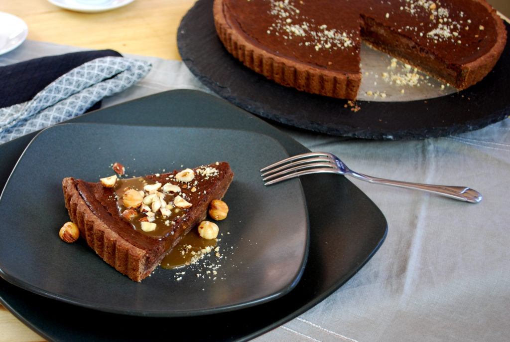 Image of the Chocolate Cream Pie with Hazelnut Chocolate Crust Recipe