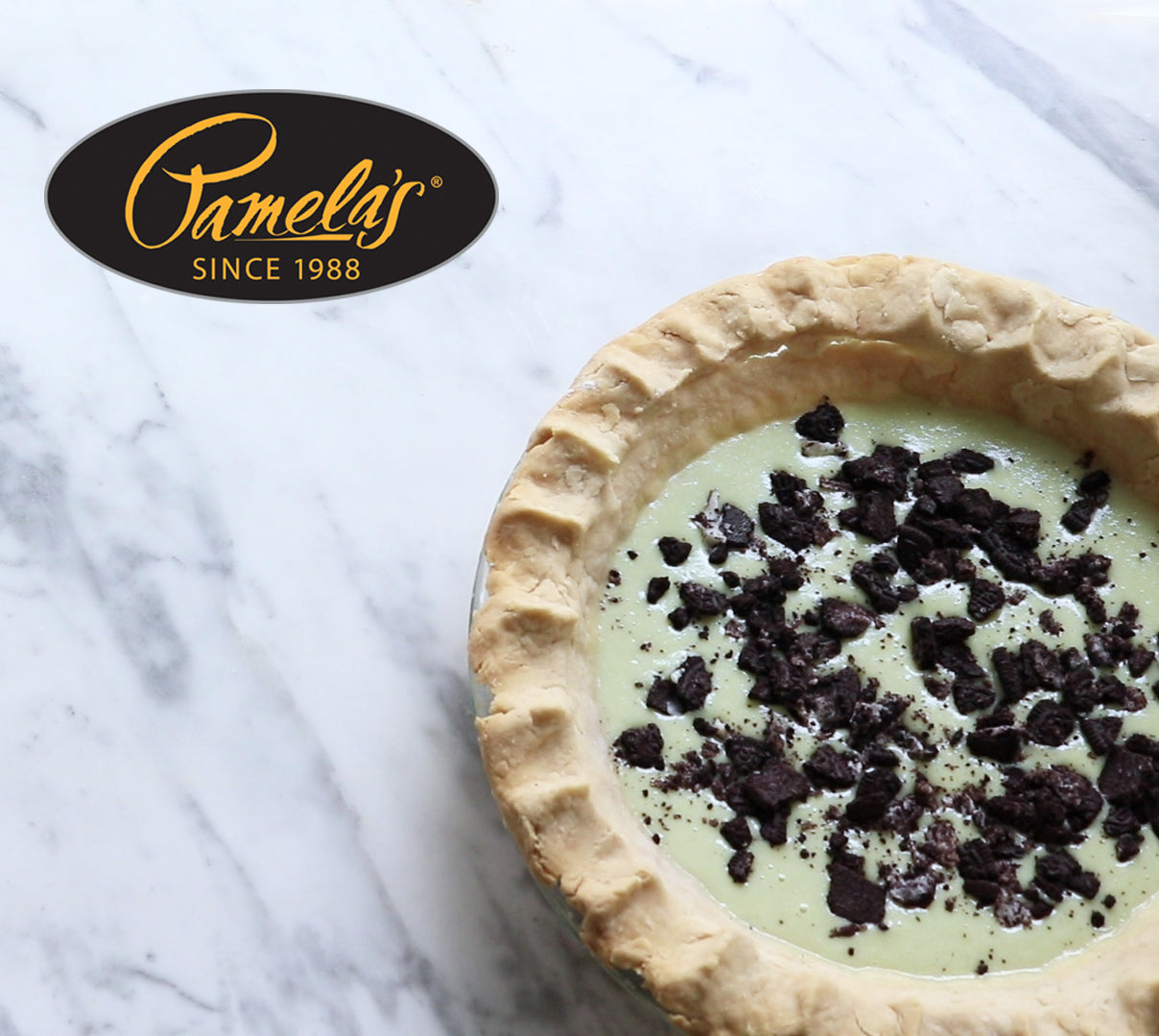 Image of the Chocolate Grasshopper Tart Recipe