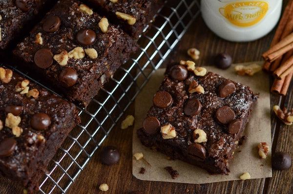 Image of the Chocolate Zucchini Walnut Brownies Recipe