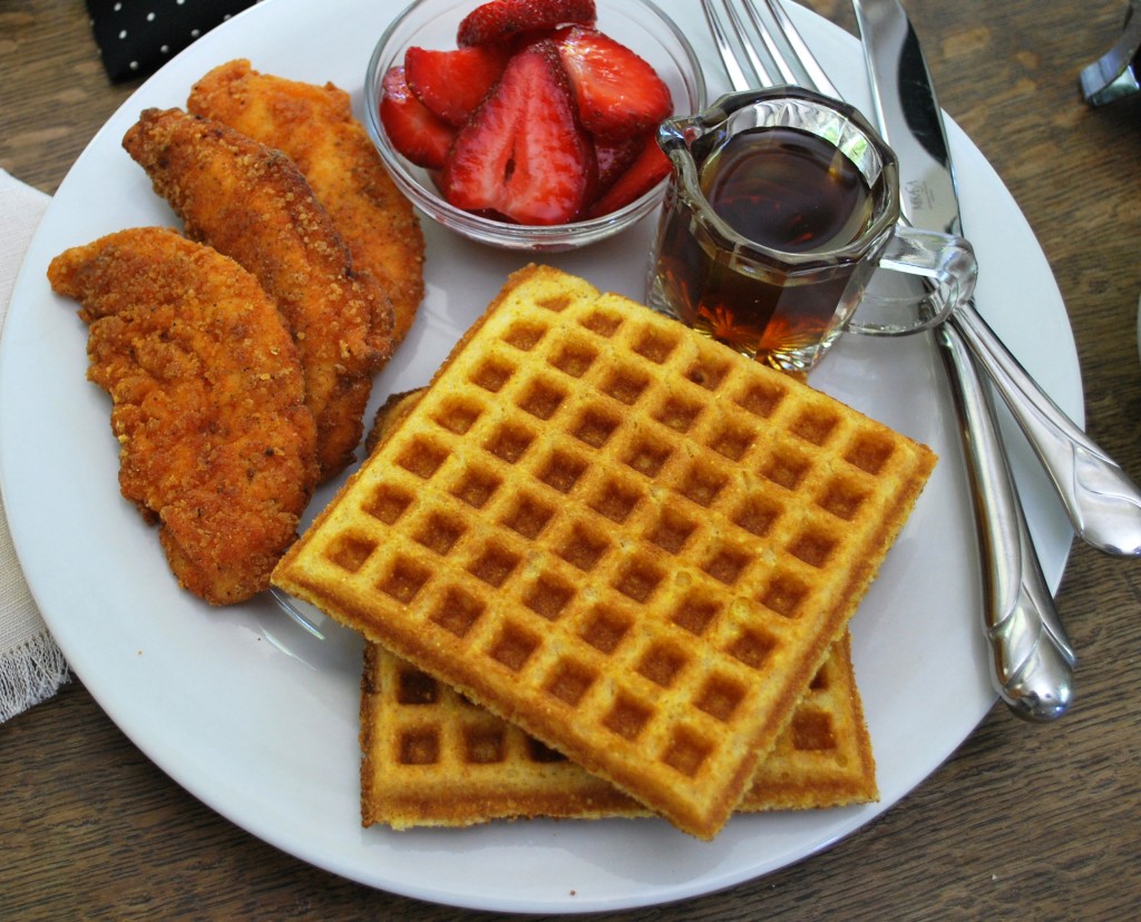 Image of the Cornbread Waffles Recipe