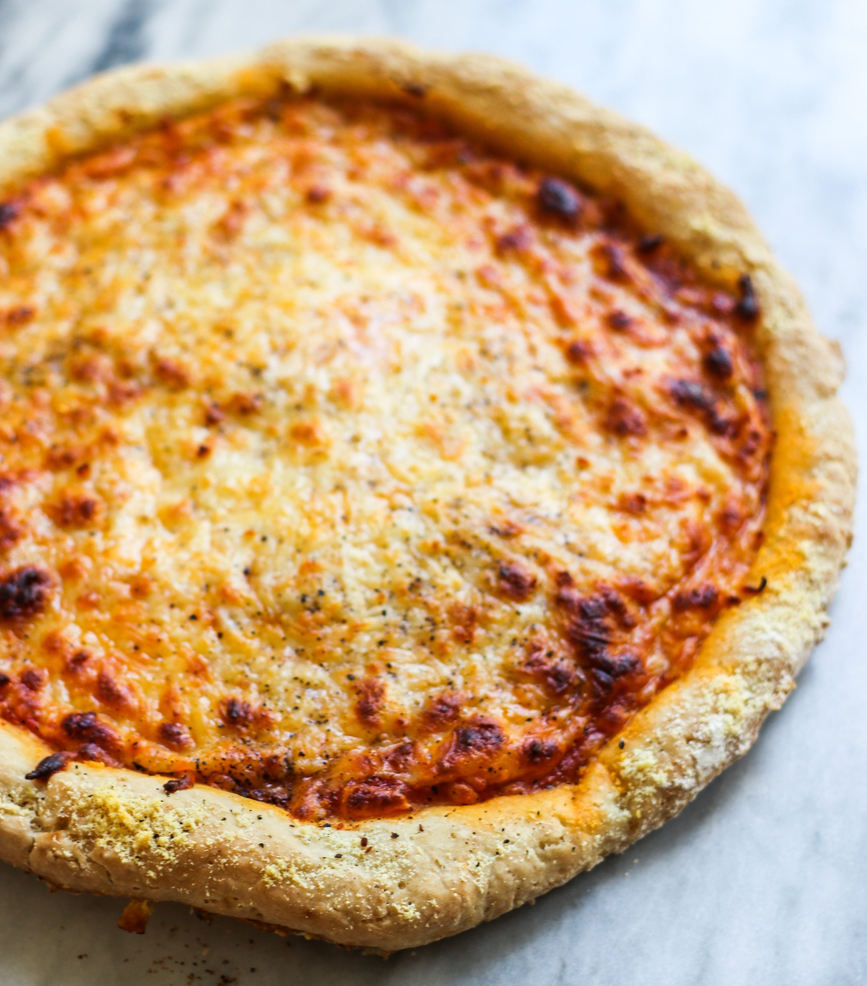 Image of the Cornmeal Crust Pizza Recipe