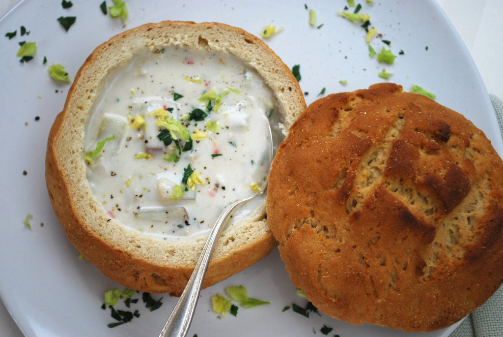 Image of the Crispy French Bread Bowl Recipe