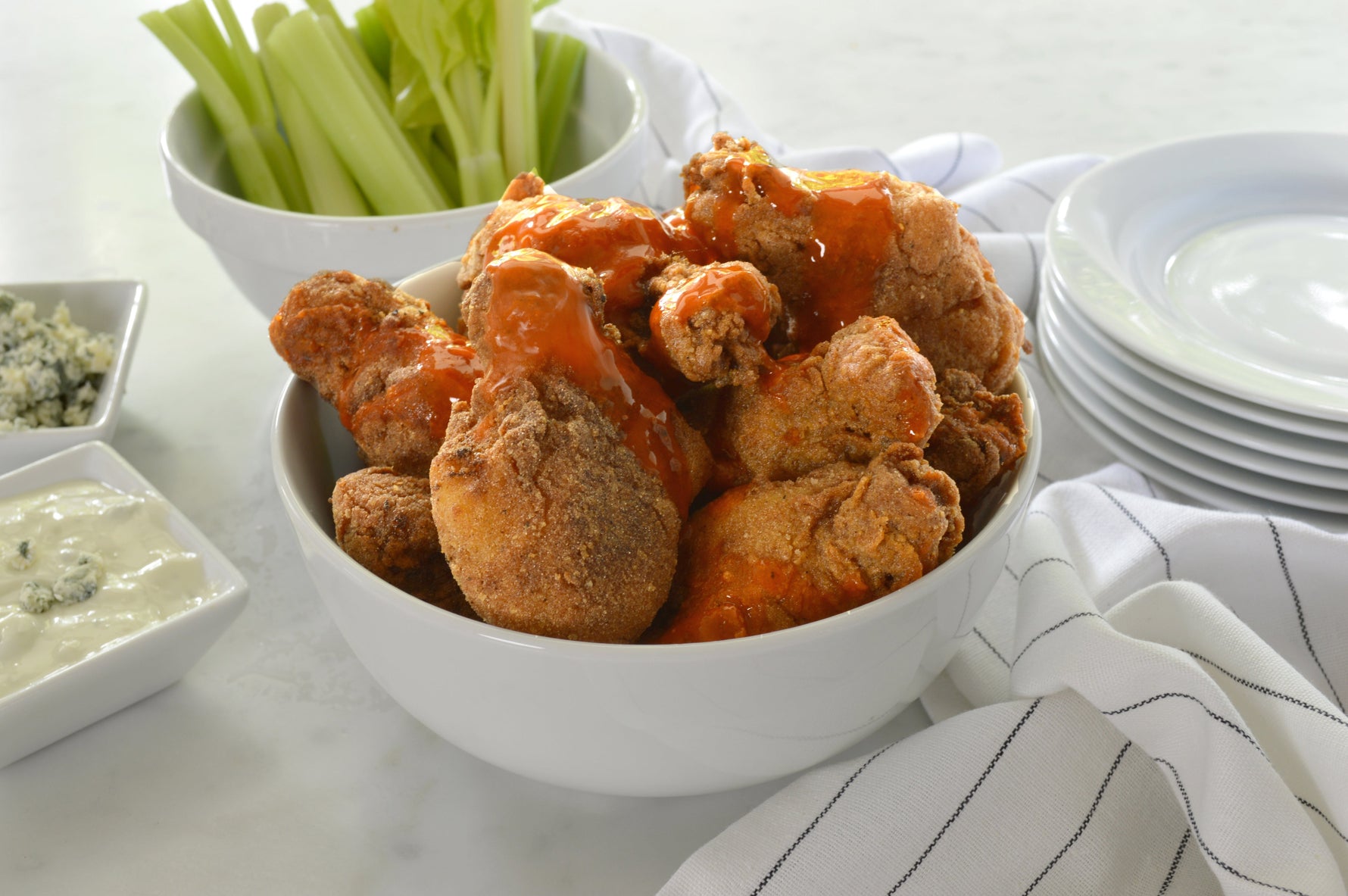 Image of the Crispy Buffalo Wings Recipe