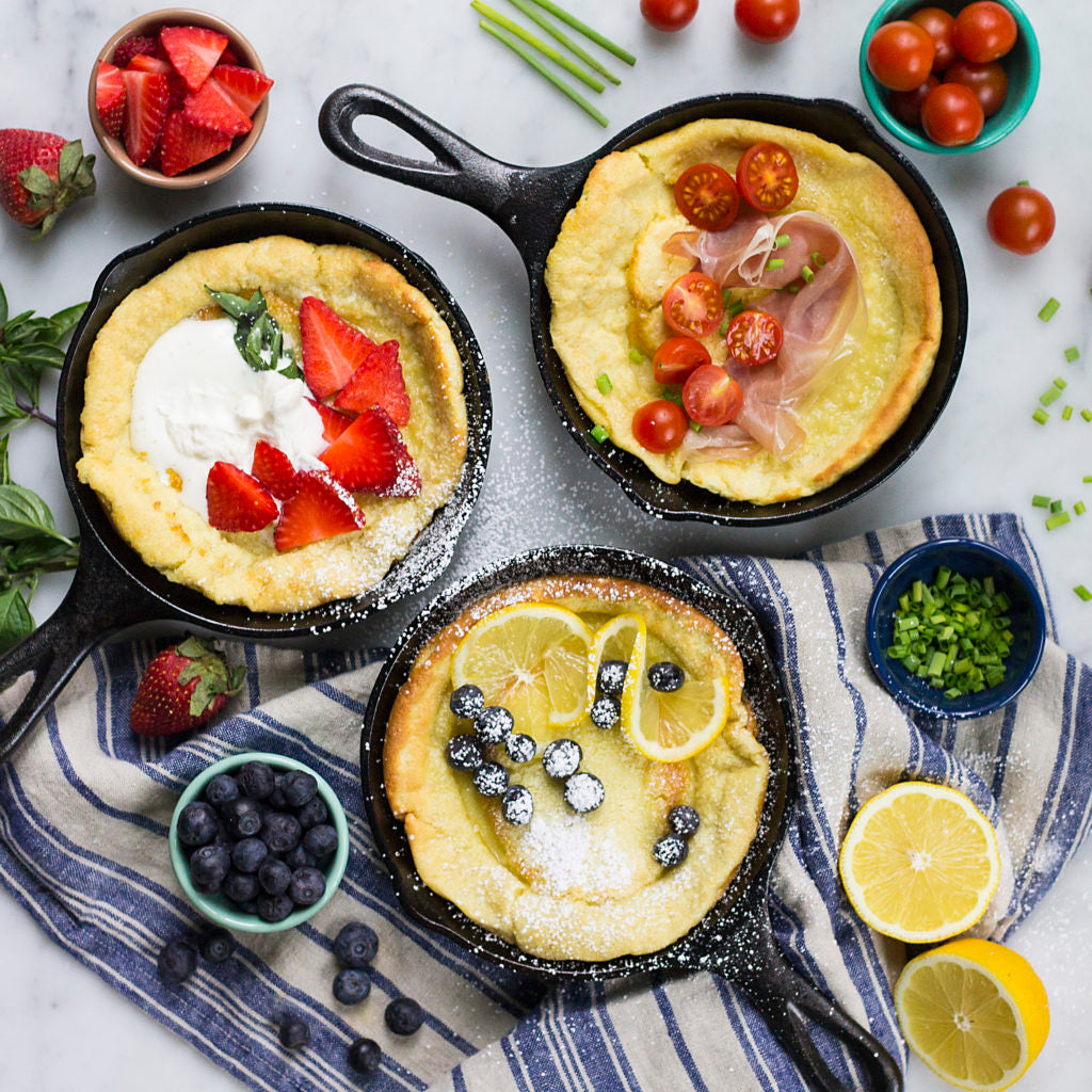Image of the Dutch Babies 3 Ways Recipe
