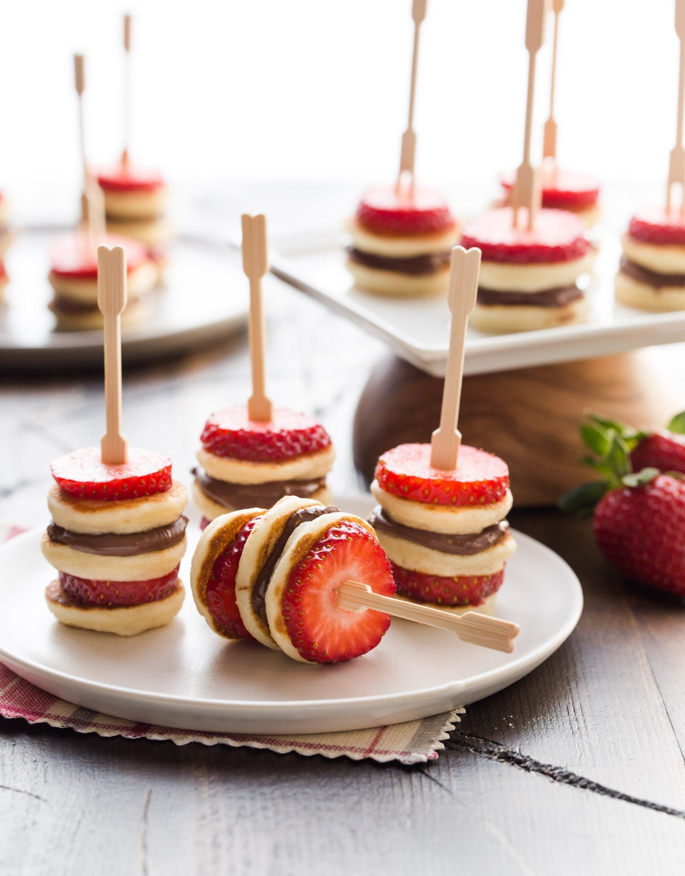 Image of the Mini Pancake Skewers Recipe