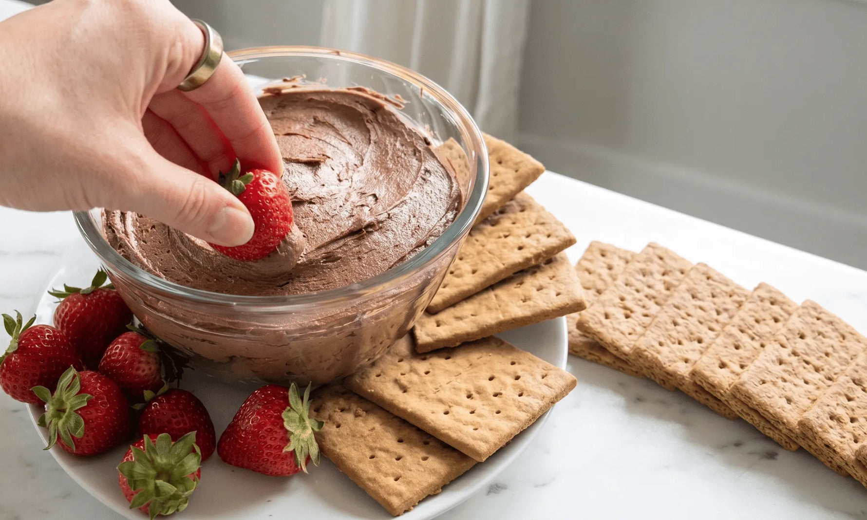 gluten-free brownie batter dip