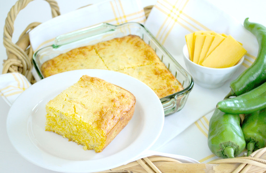 Image of the Green Chili Cheese Cornbread Recipe